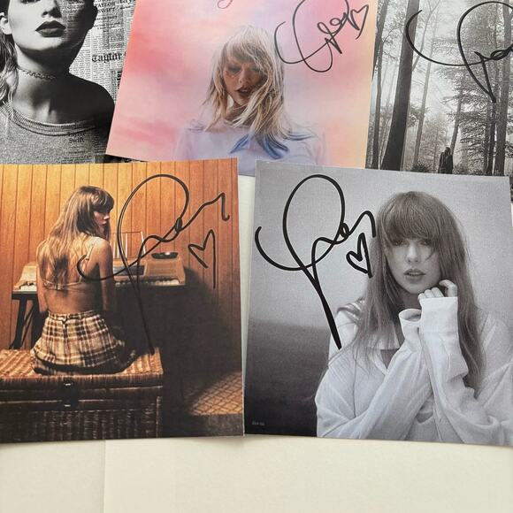 Fanmade Taylor Swift Signed CD Print Set (Reprints) - Picture 15 of 16